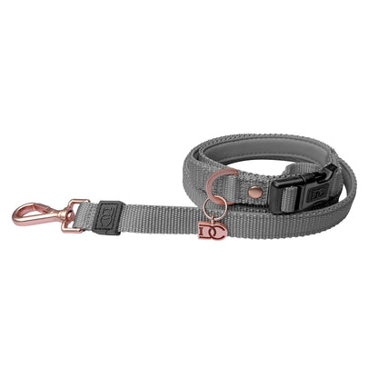 Secure-In-Place Dog Leash - Steel