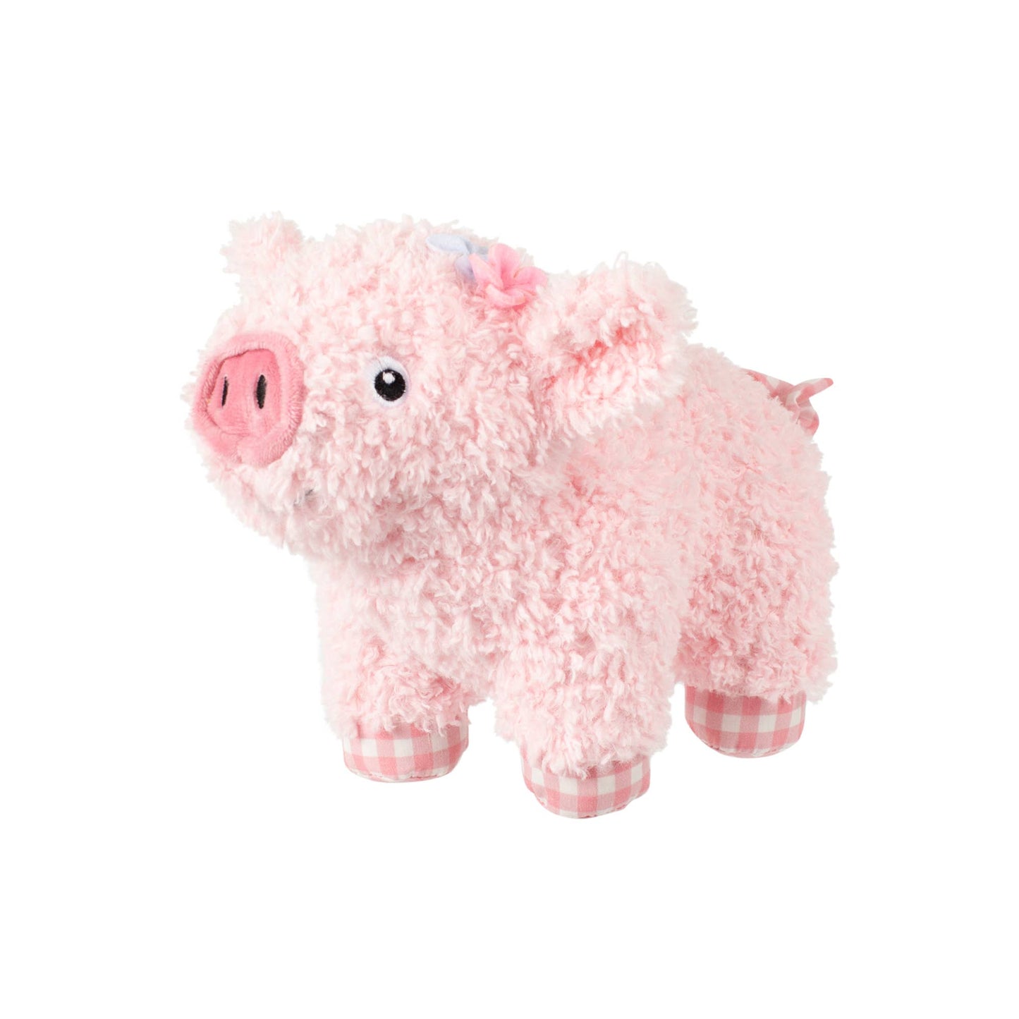 Cuddly Piggy Plush Dog Toy