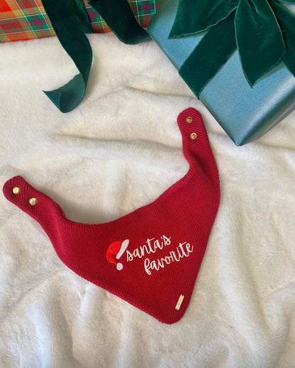 Santa's Favorite Dog Bandana