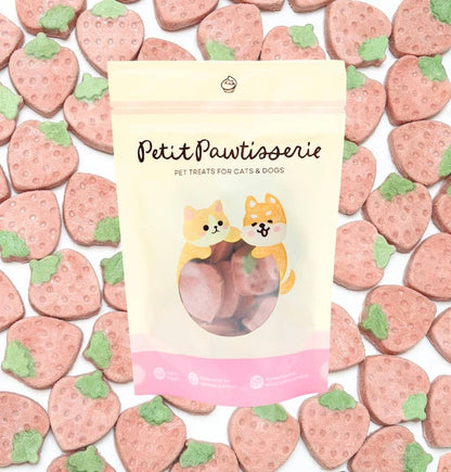 Freeze Dried Strawberry Yogurt Dog Treats 1.5oz