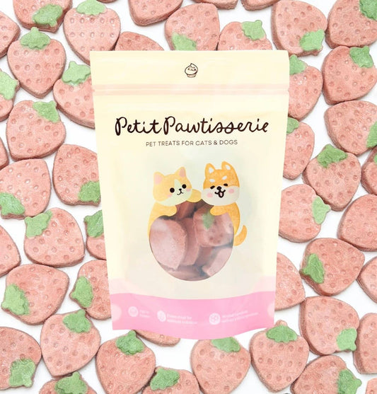 Freeze Dried Strawberry Yogurt Dog Treats 1.5oz