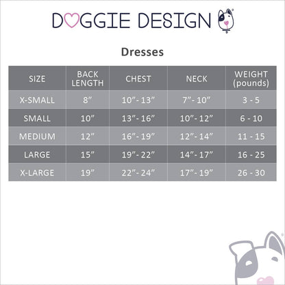 Spring Wildflower Dog Dress with Matching Leash