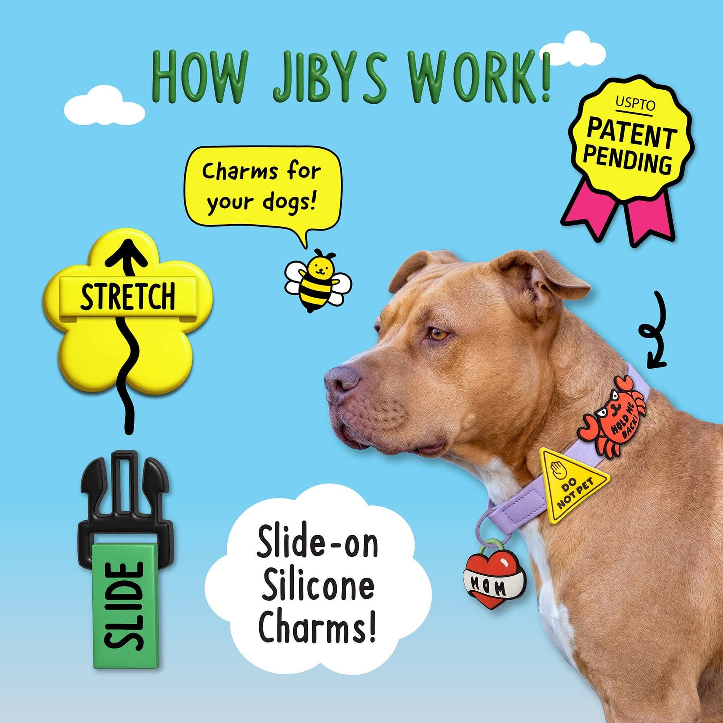Spooky the Spider Jiby Dog Charm