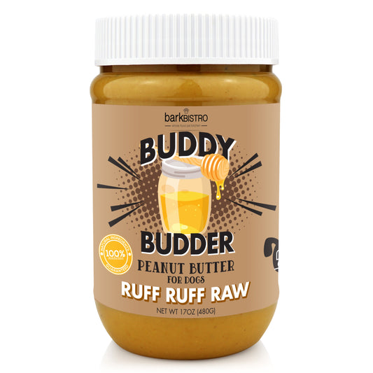 Buddy Budder de mantequilla de maní para perros (sabores variados)