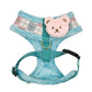 Pinkaholic Annika Dog Harness Argyle w/ Plush Bear - Aqua