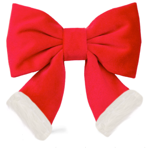 Santa Paws Lady Dog Bow