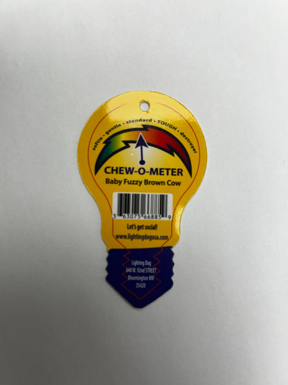 Baby Fuzzy Brown Cow 