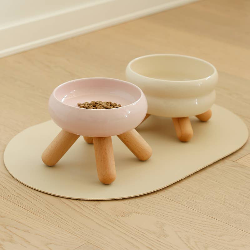 Ceramic Elevated Food Bowl