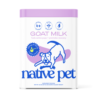 Goat Milk Powder Recovery & Energy Support for Active Dogs: 7 oz