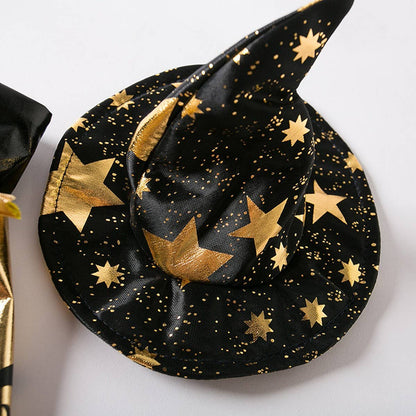 Witch Hat Cape Dog Costume