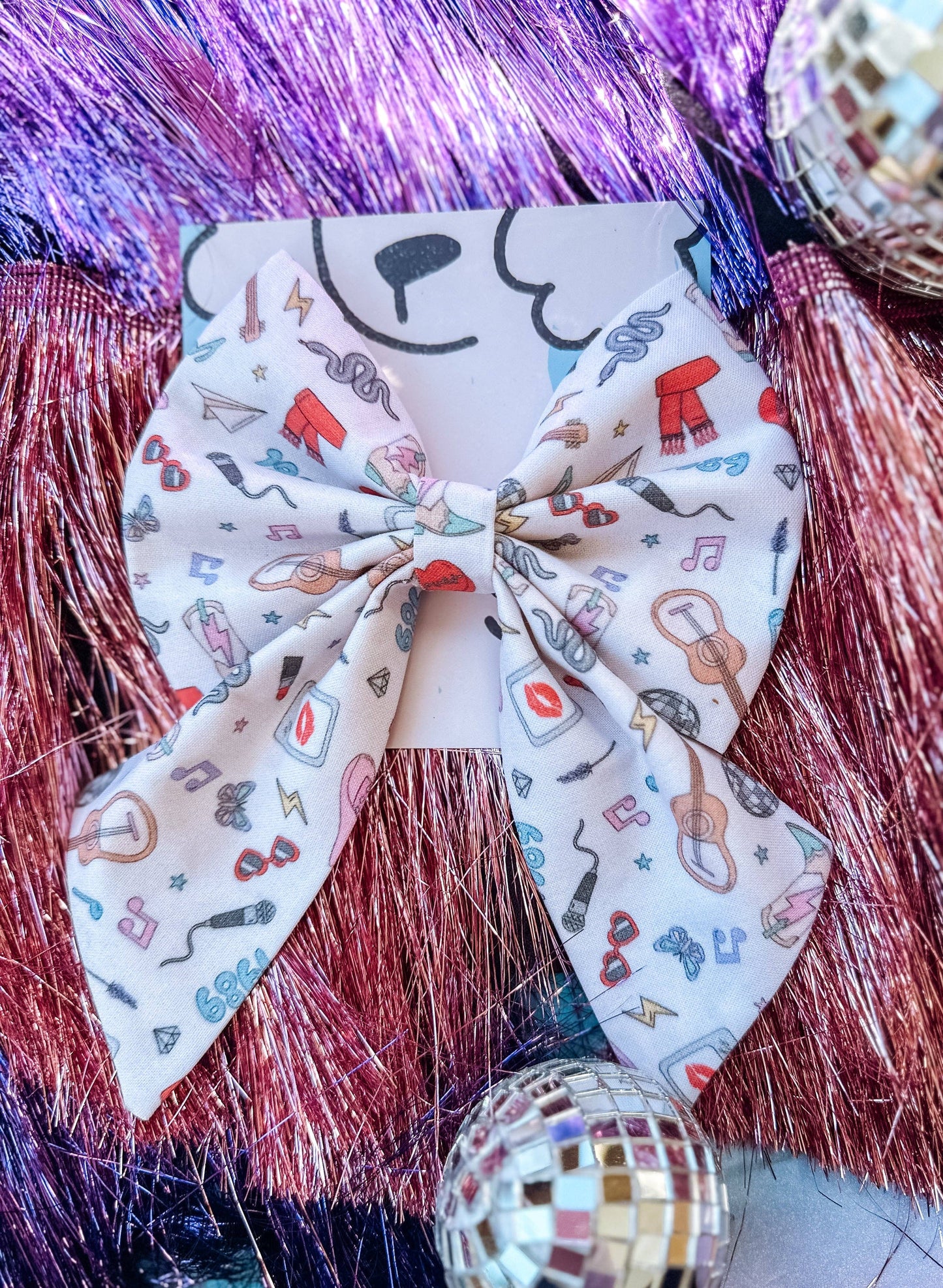 Swiftie Dog Sailor Bow