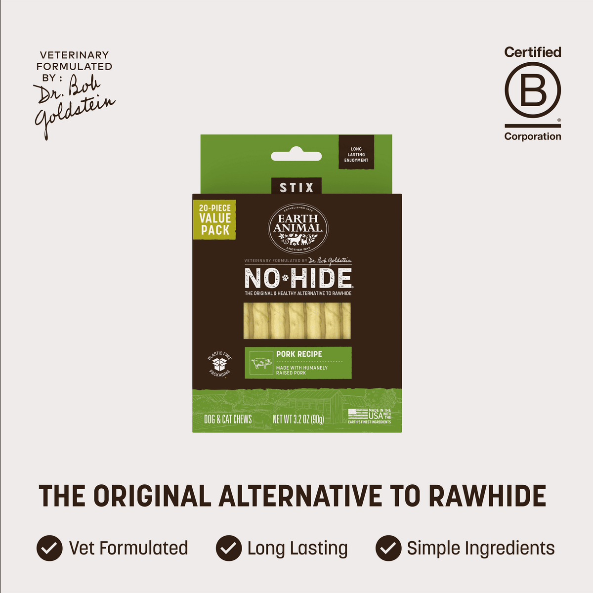No-Hide® Pork Stix