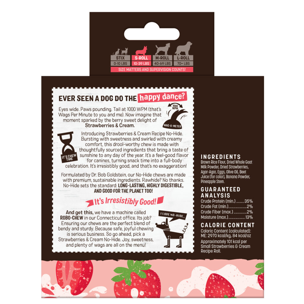 No-Hide® Strawberries & Cream Rolls