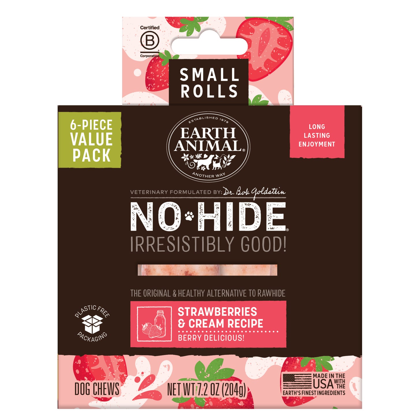 No-Hide® Strawberries & Cream Rolls
