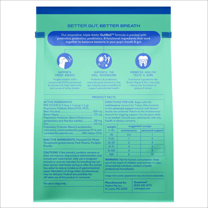 Native Pet GutWell Clean Breath, Dog Dental Care Supplement