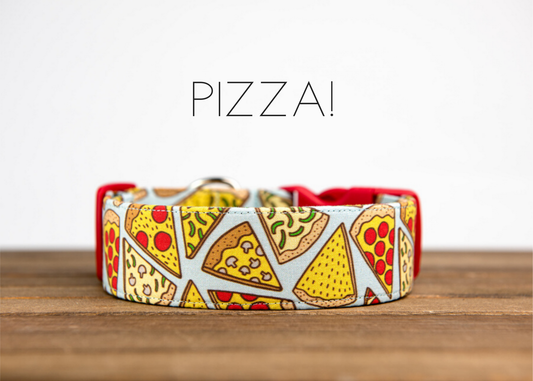 Pizza! Dog Collar