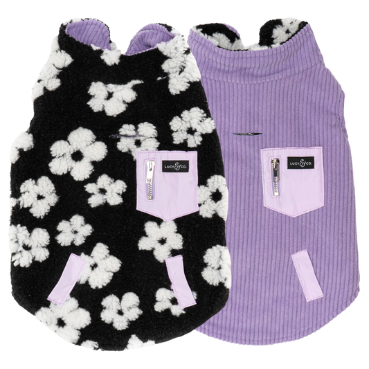 Far Out Reversible Teddy Vest