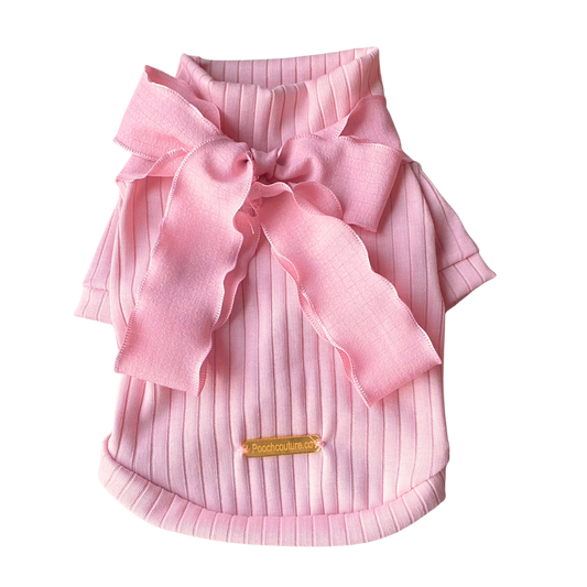 Pink Bow Dog Blouse