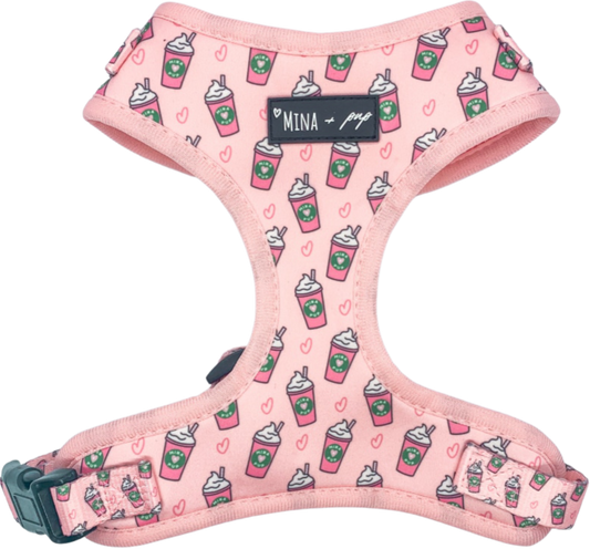 Pink Pupshake Adjustable Dog Harness