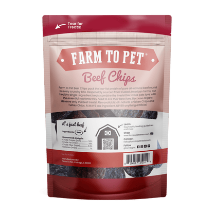 Beef Chips Dog Treats 12oz