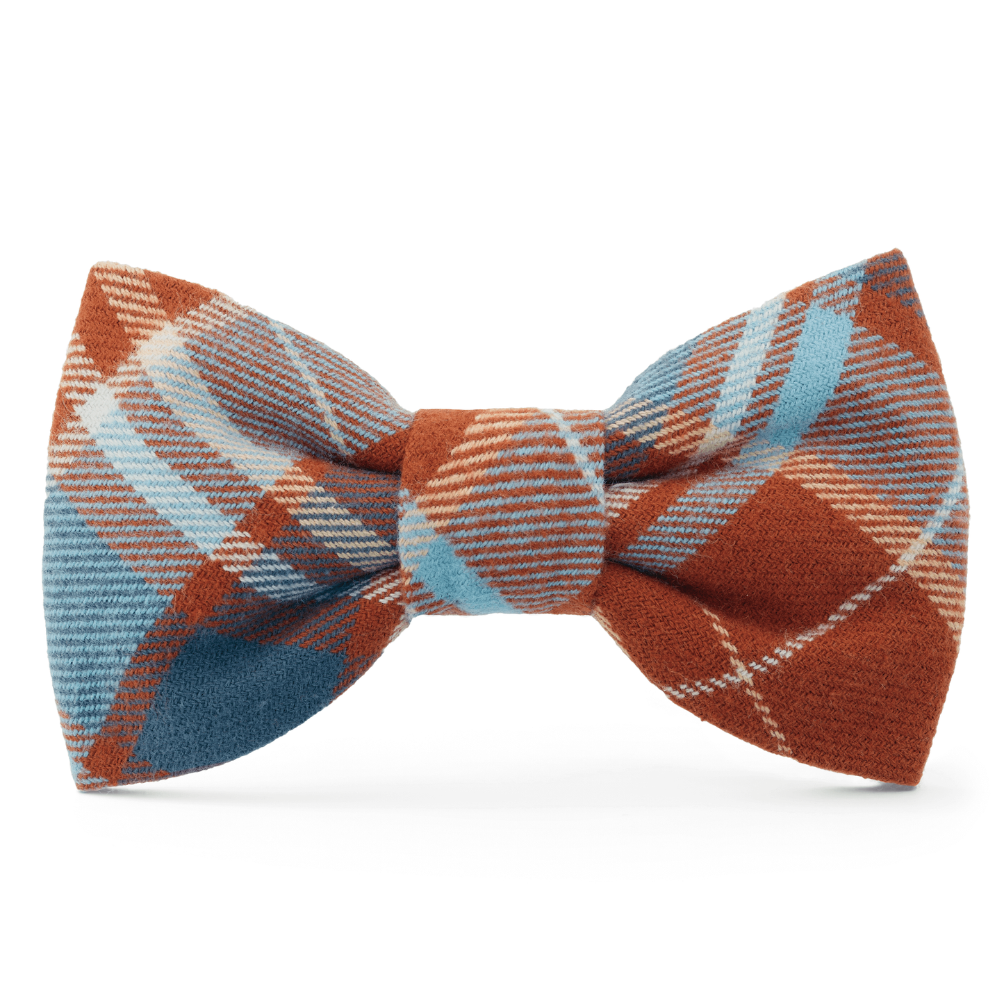 Maple Plaid Flannel Dog Bow Tie
