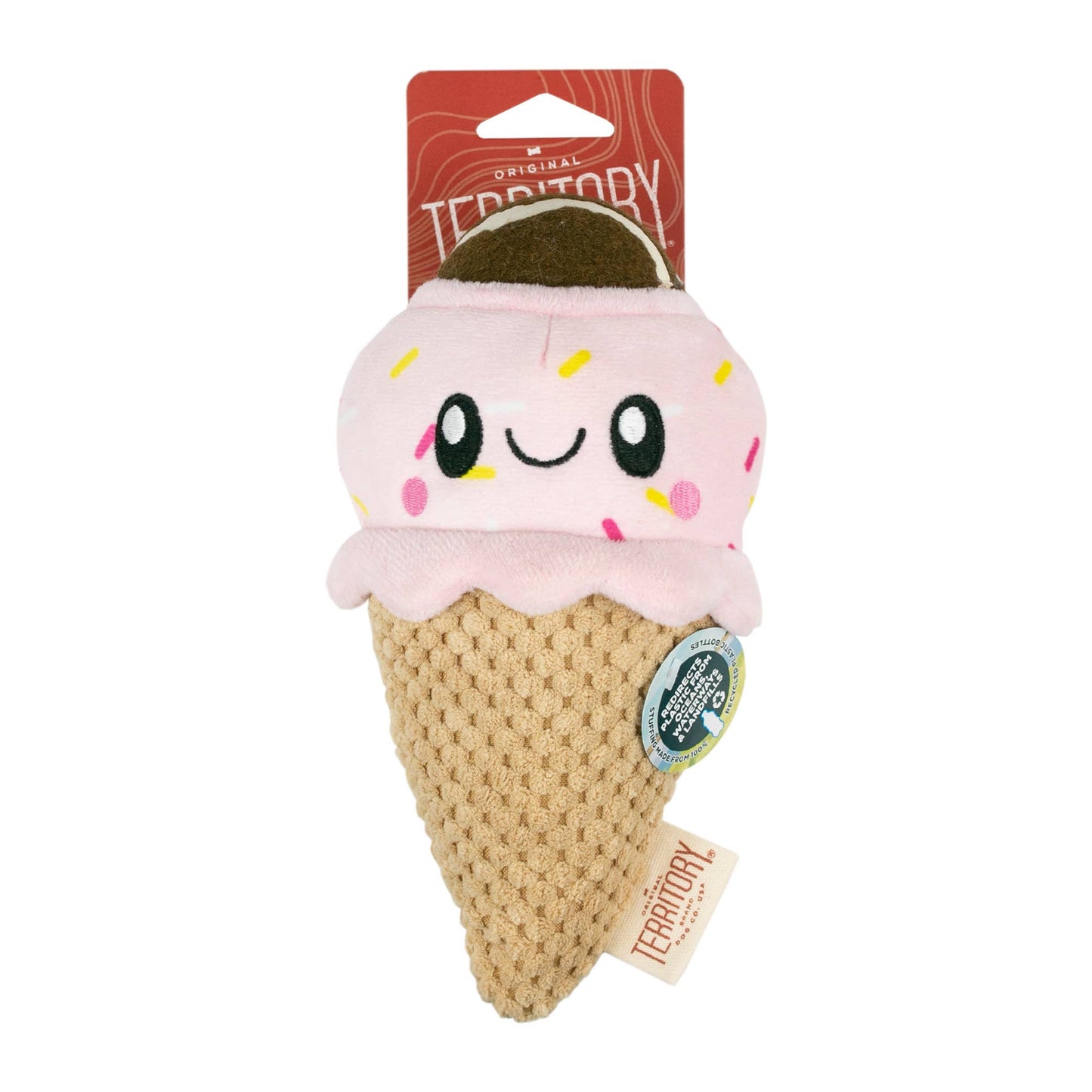 Ice Cream 2-in-1 Dog Toy