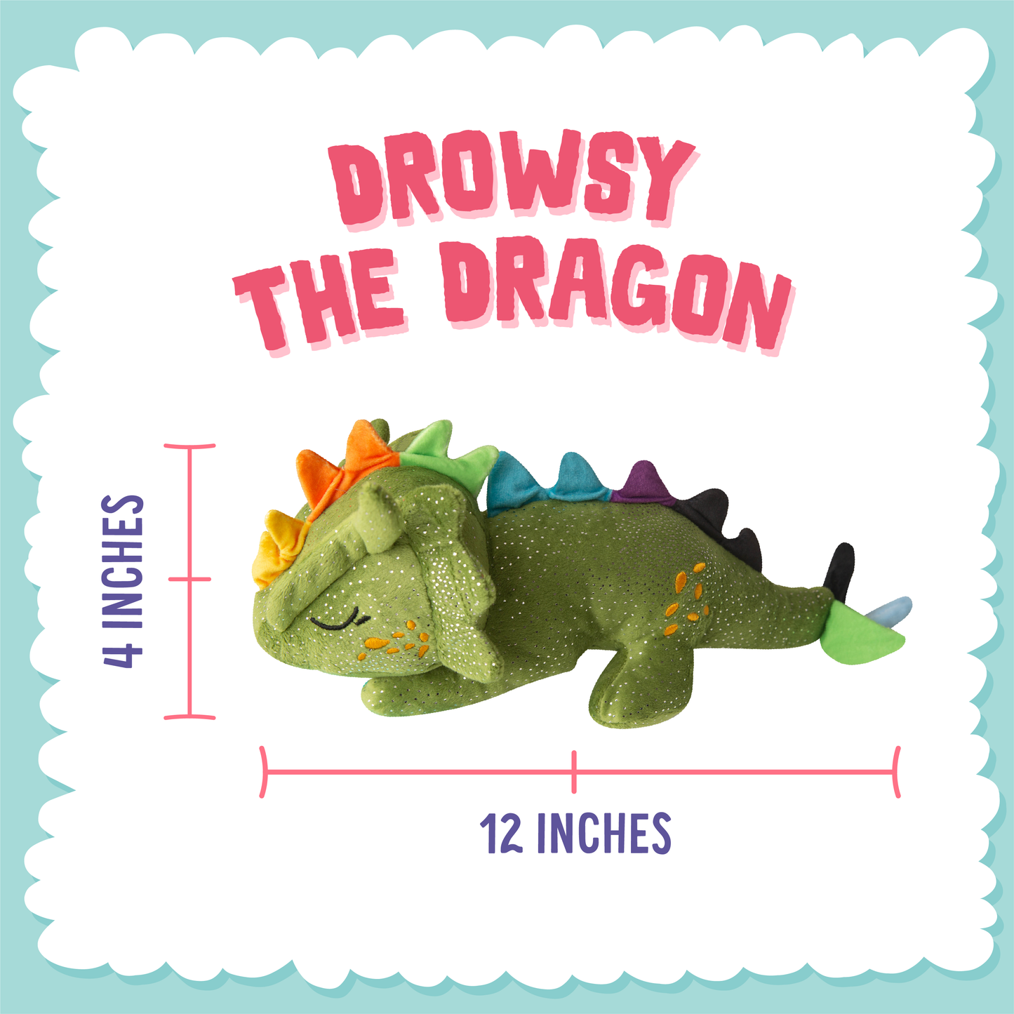 Drowsy the Dragon Dog Toy