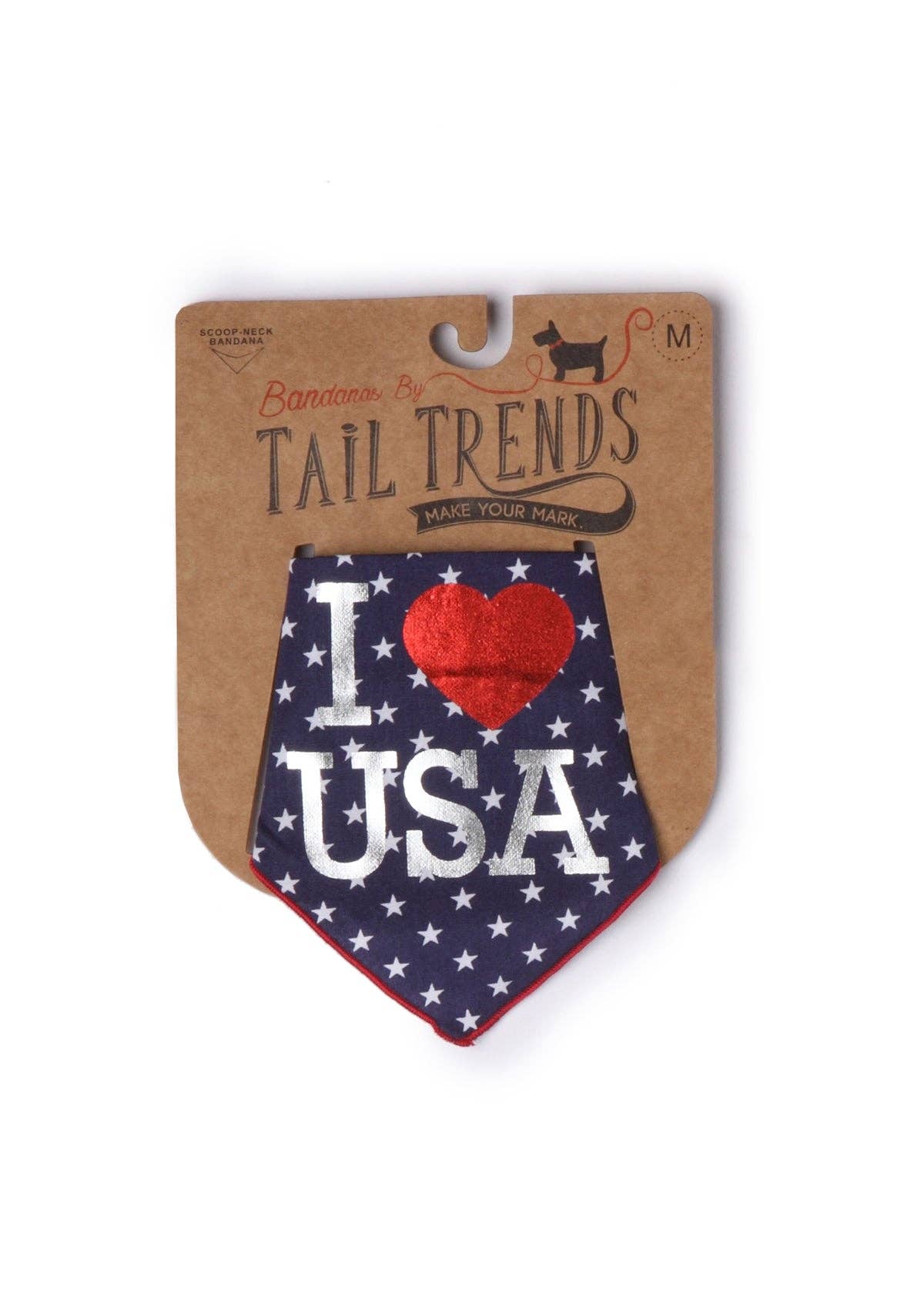 I Heart USA Bandana