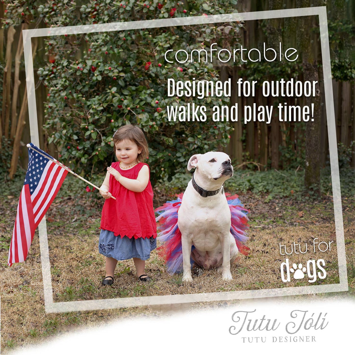 American Flag Dog Tutu/Skirt
