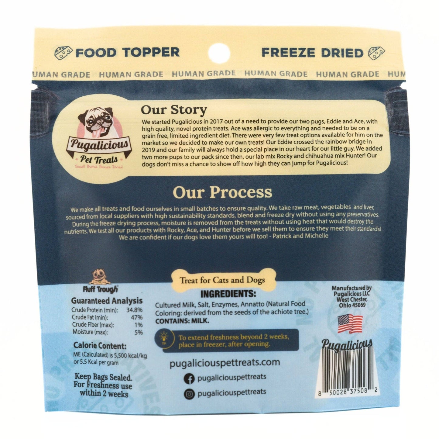 The Cheese Dog Food Topper