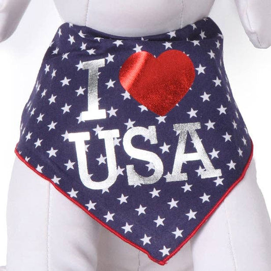I Heart USA Bandana