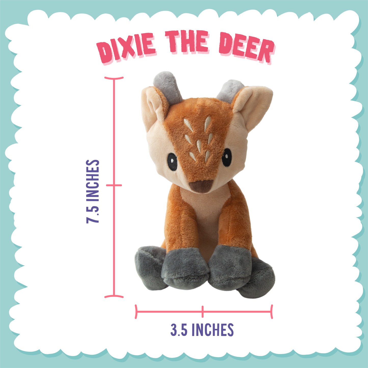 Dixie the Deer Dog Toy