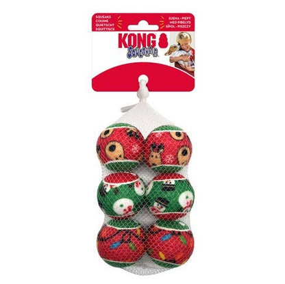Pelotas SqueakAir® de KONG Holiday (individuales)