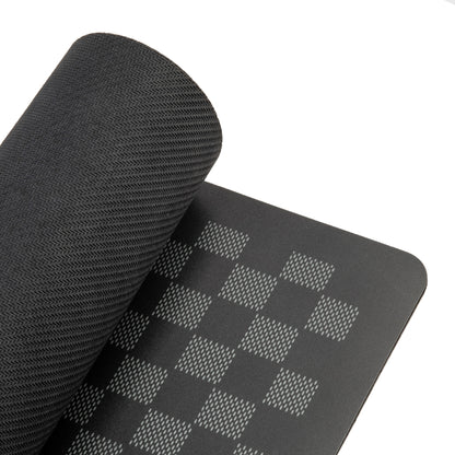 Black Checker Chewy Vuiton Bowl Placemat