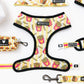 Frenchie Duo Reversible Harness - Burger N Fries