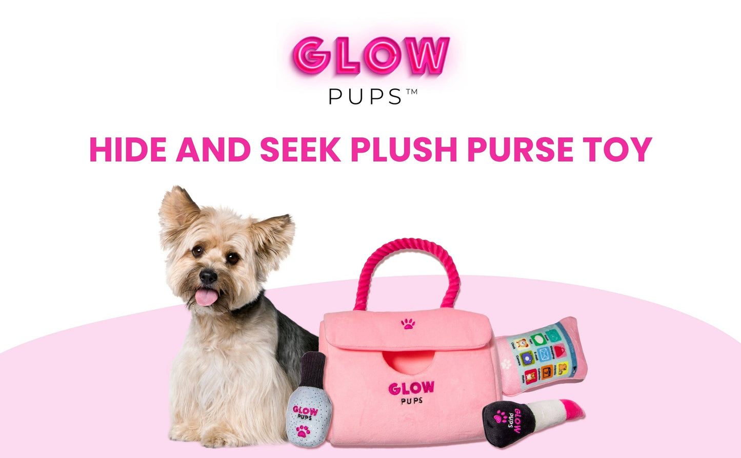 Plush Pink Purse Hide & Seek Toys