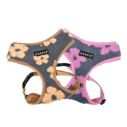 Ren Dog Harness Over the Head Adjustable Floral