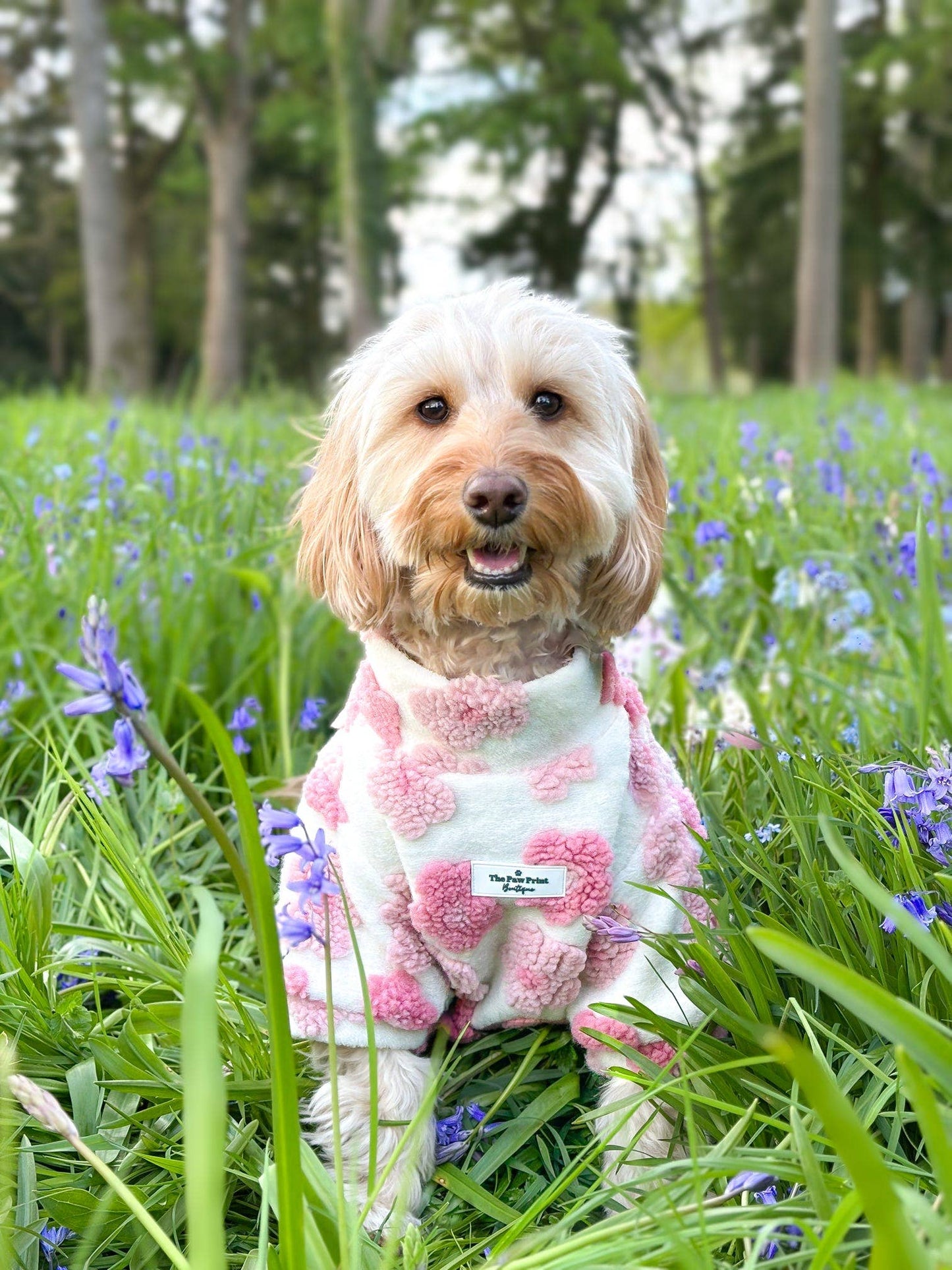 The Peony Pink Floral Fleece