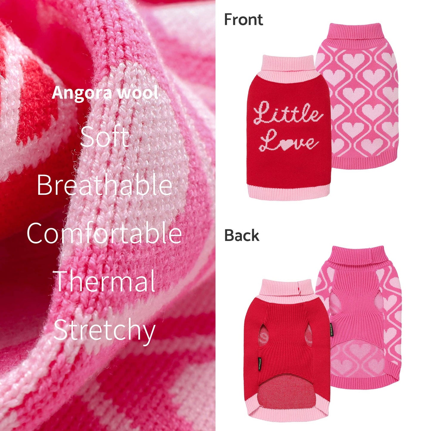 Valentines Dog Sweaters - Assorted Styles