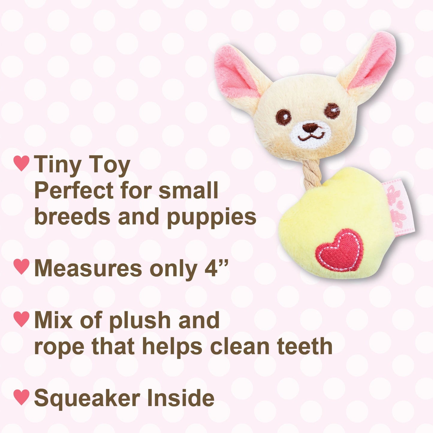 Chi-wear Plush Toy for Tiny Dogs - Assorted Styles