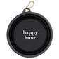 Large Collapsible Bowl - Happy Hour