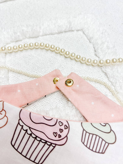 Bandana para perro con cupcakes