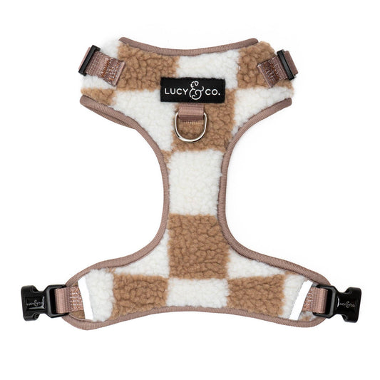 Playing Checkers Teddy Fleece No-Pull Harness