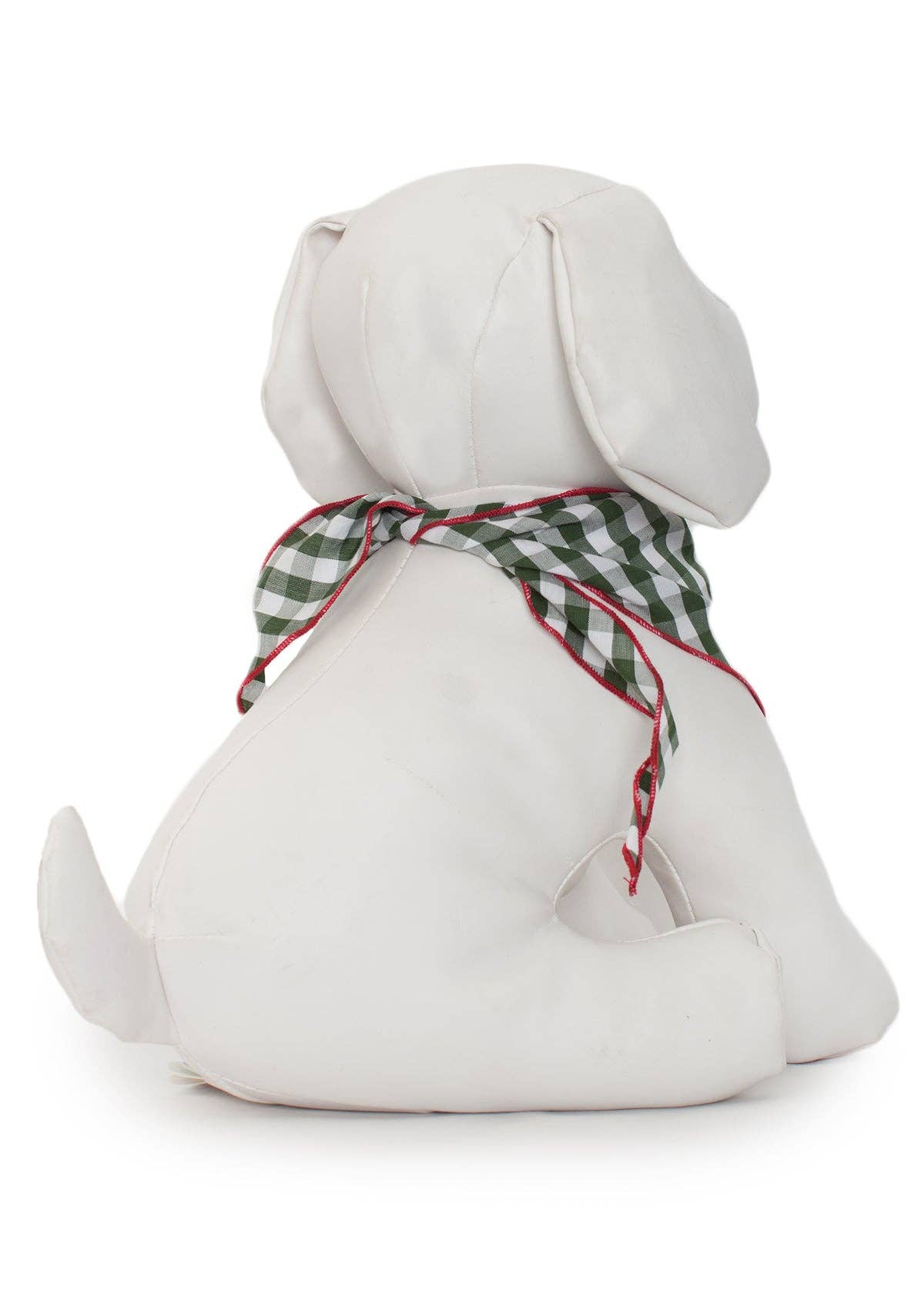 Red Nosed Reindeer Green Gingham Bandana