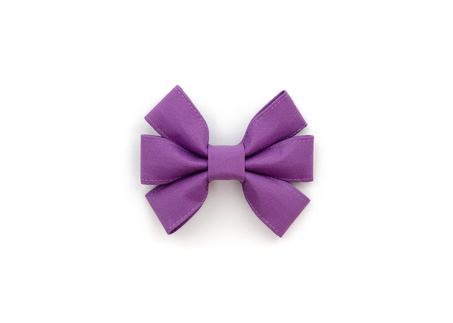 Violet Girly Dog Bow