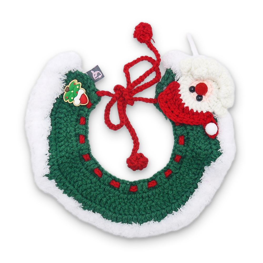 Santa Crochet Collar