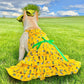 Cactus Tiered Dog Dress