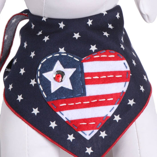 American Heart and Stars Bandana