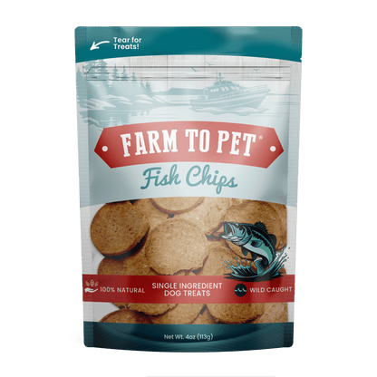 Fish Chips Dog Treats: Standard 4oz