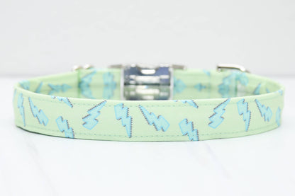 Retro Lightning Bolt Dog Collar